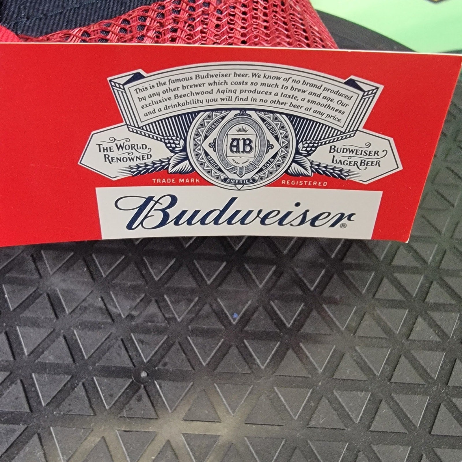 Budweiser Authentic Snapback Hat OSFA1