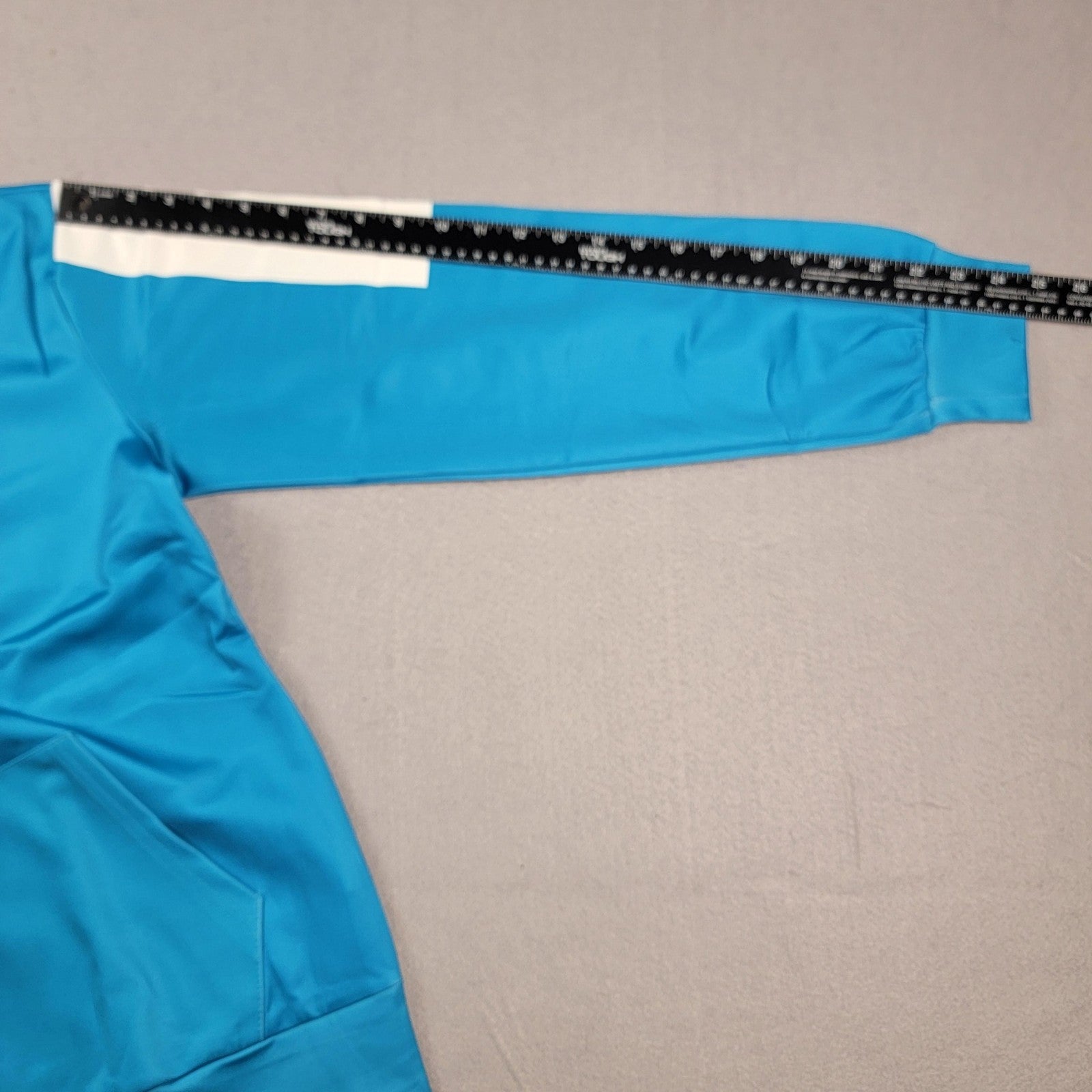 067 Track Jacket Mens Medium Blue Polyester Cosplay Costume Unisex Full Zip New6