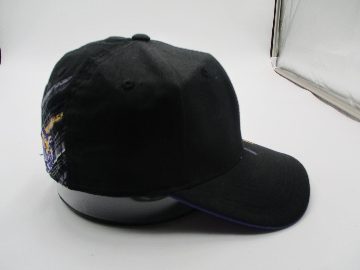 LSU Tigers Hat Cap Fitted Mens Medium Black NCAA Football Top Of The World8