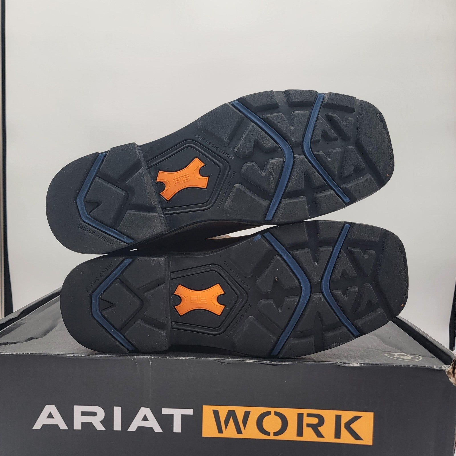 Ariat Work Boots Mens Size 10 EE Sierra Steel Toe Shock Shield Wide Safety Shoes4