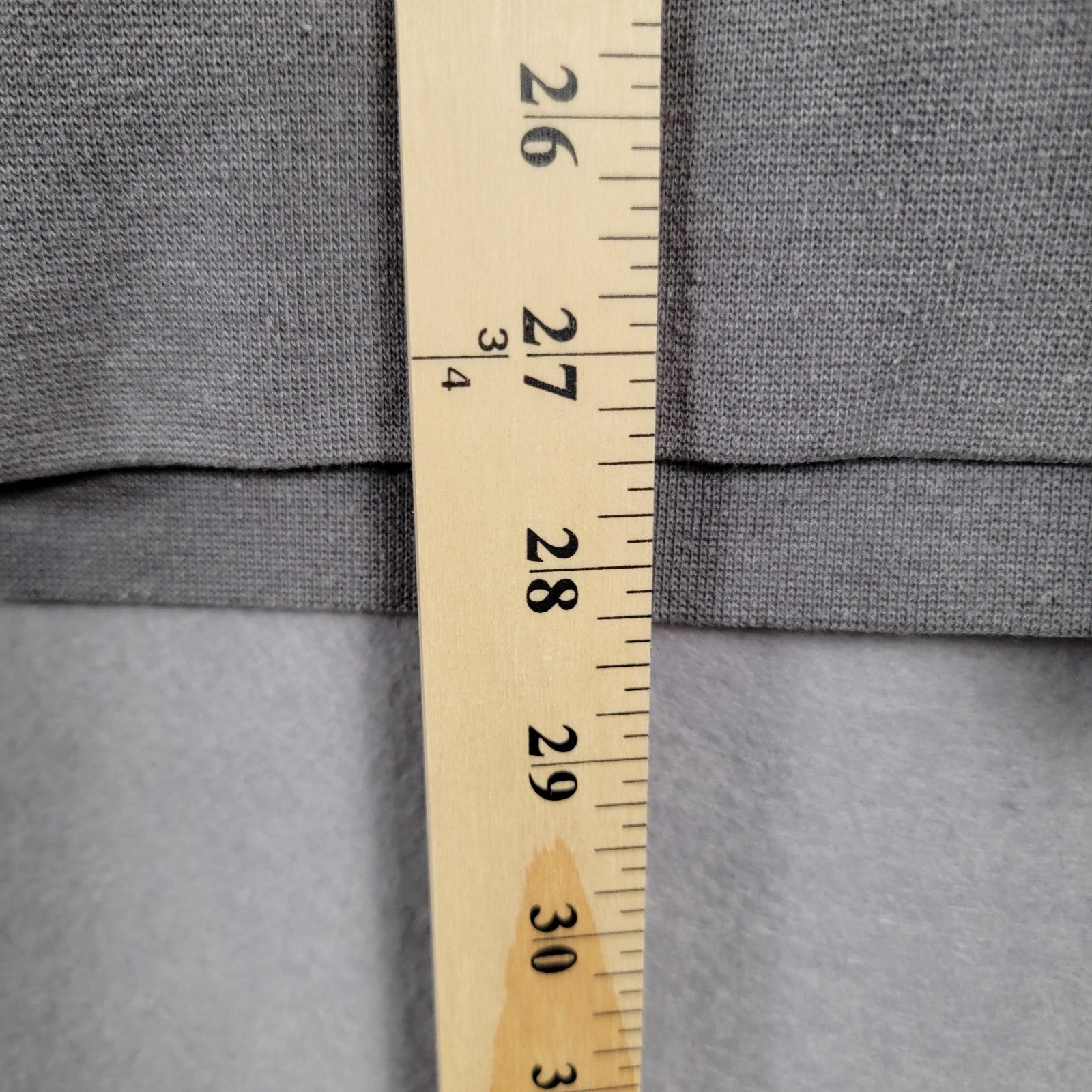 The North Face Men’s Large Gray Pullover Hoodie Logo Spellout Fleece