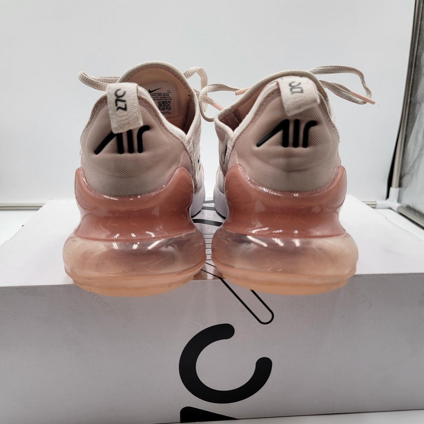 Nike Wmns Air Max 270 'Light Soft Pink' Sz 8W AH67896042