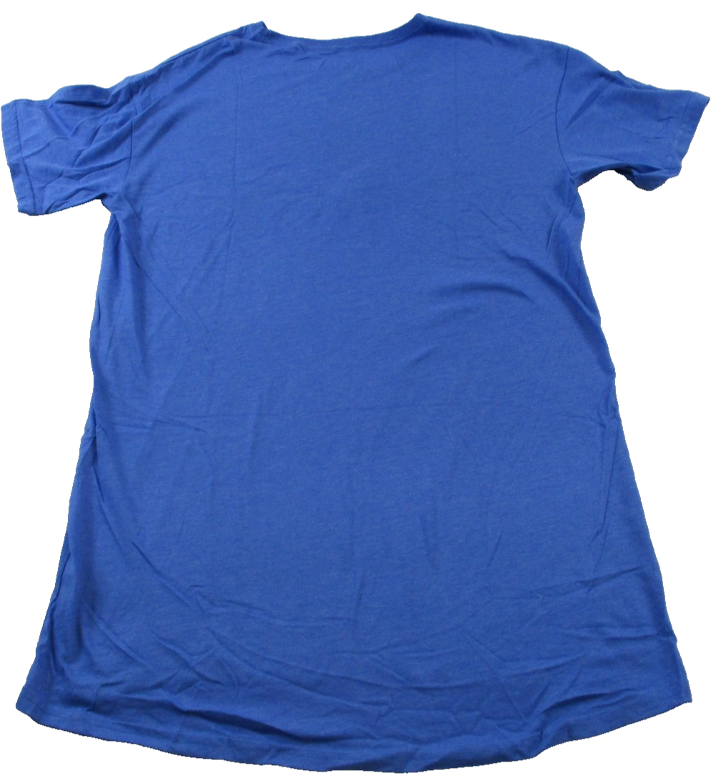 Star Wars Grogu Yoda Snack Time Mens Medium Blue Mandalorian Graphic Tee 1529301