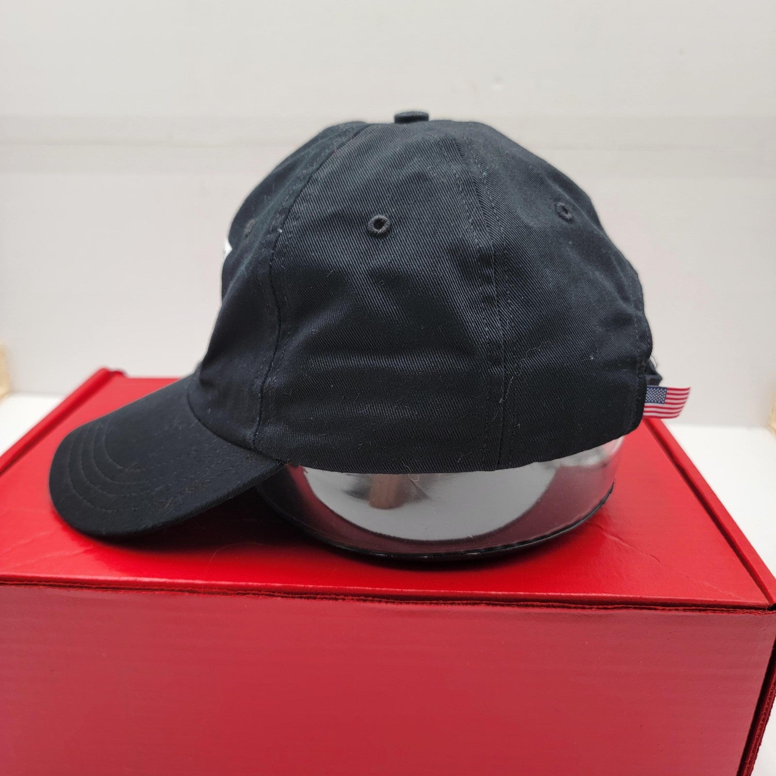Workers To The Front Hat Cap Strap Back Black Unionwear Unite Here Mens USA Made2