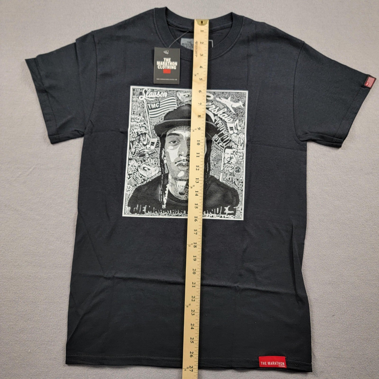 The Marathon Clothing Shirt Mens Small Black Graphic Tee TMC Crenshaw Slauson8