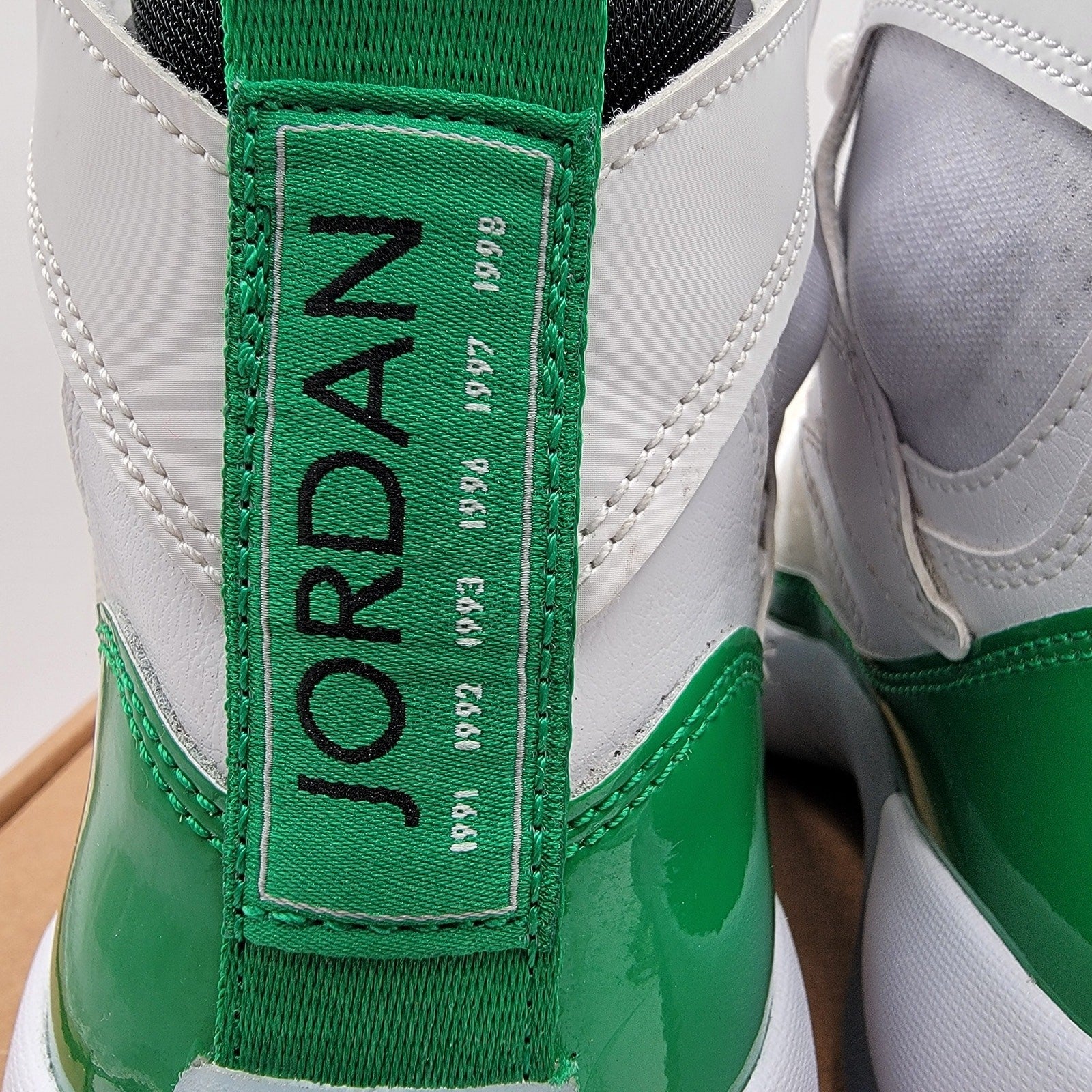 Nike Jumpman Two Trey 'White Lucky Green' Mens Sz 10.5 DJ1925130