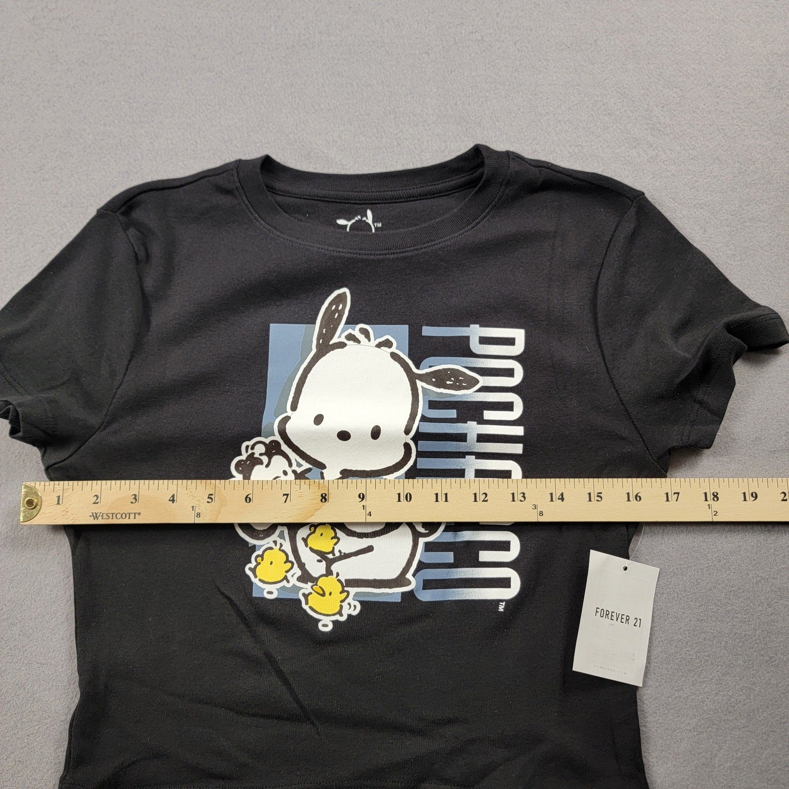 Pochacco by Sanrio Kids Black Tee Sz L5