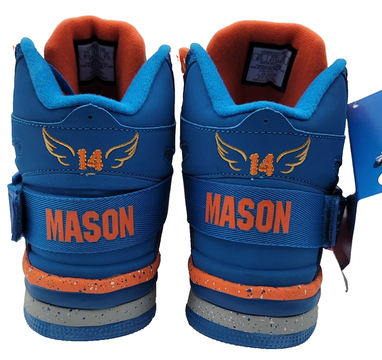 Ewing Concept x Anthony Mason Tribute Blue Orange Men Size 8.5 New 1EW902371323