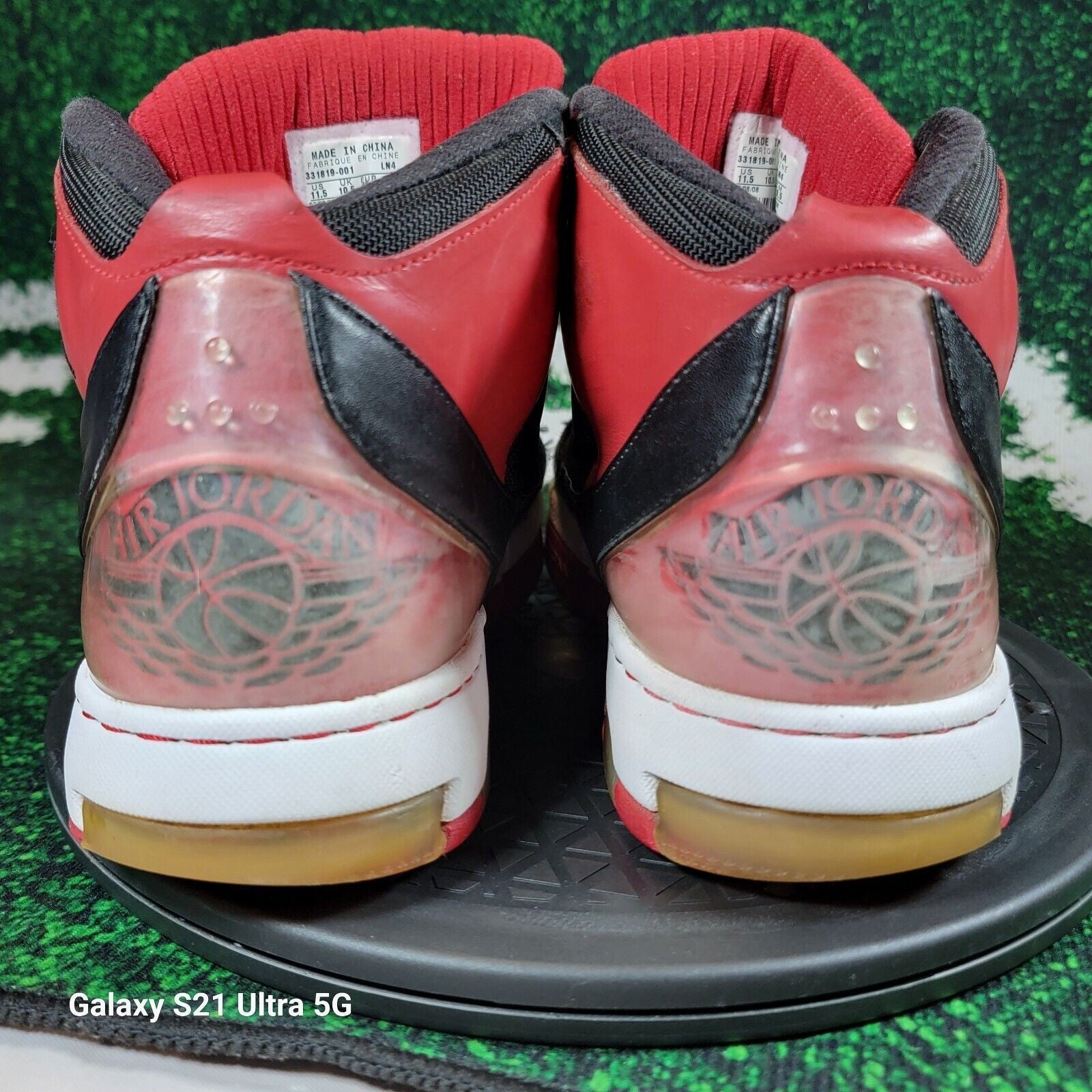 NIKE Air Jordan Old School 2 Size 11.5 Bred Toe Red and Black RARE2