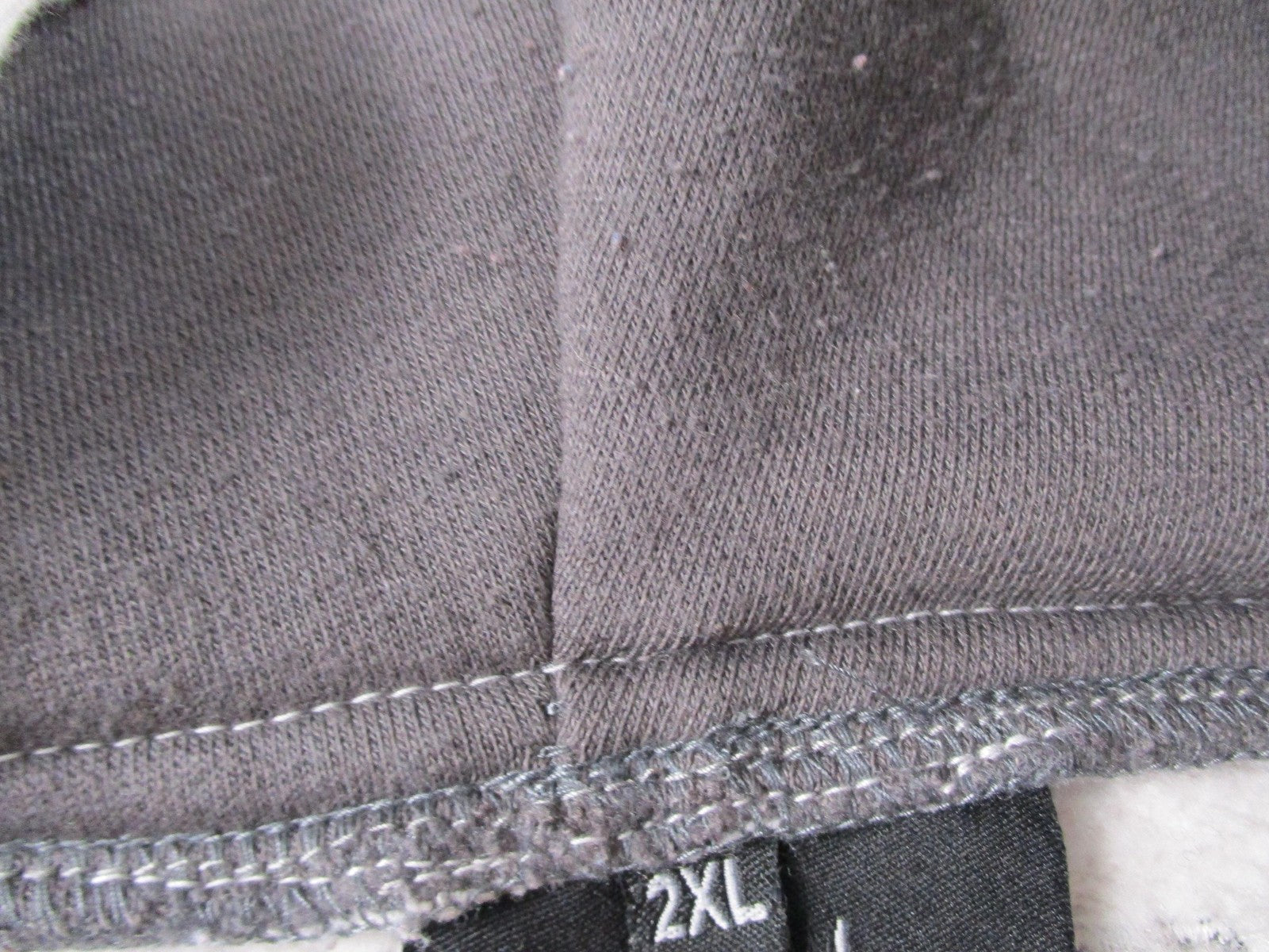 Fly Waves Factory Hoodie Mens 2XL Gray Lace Up Fleece Sweatshirt Frontline 16586