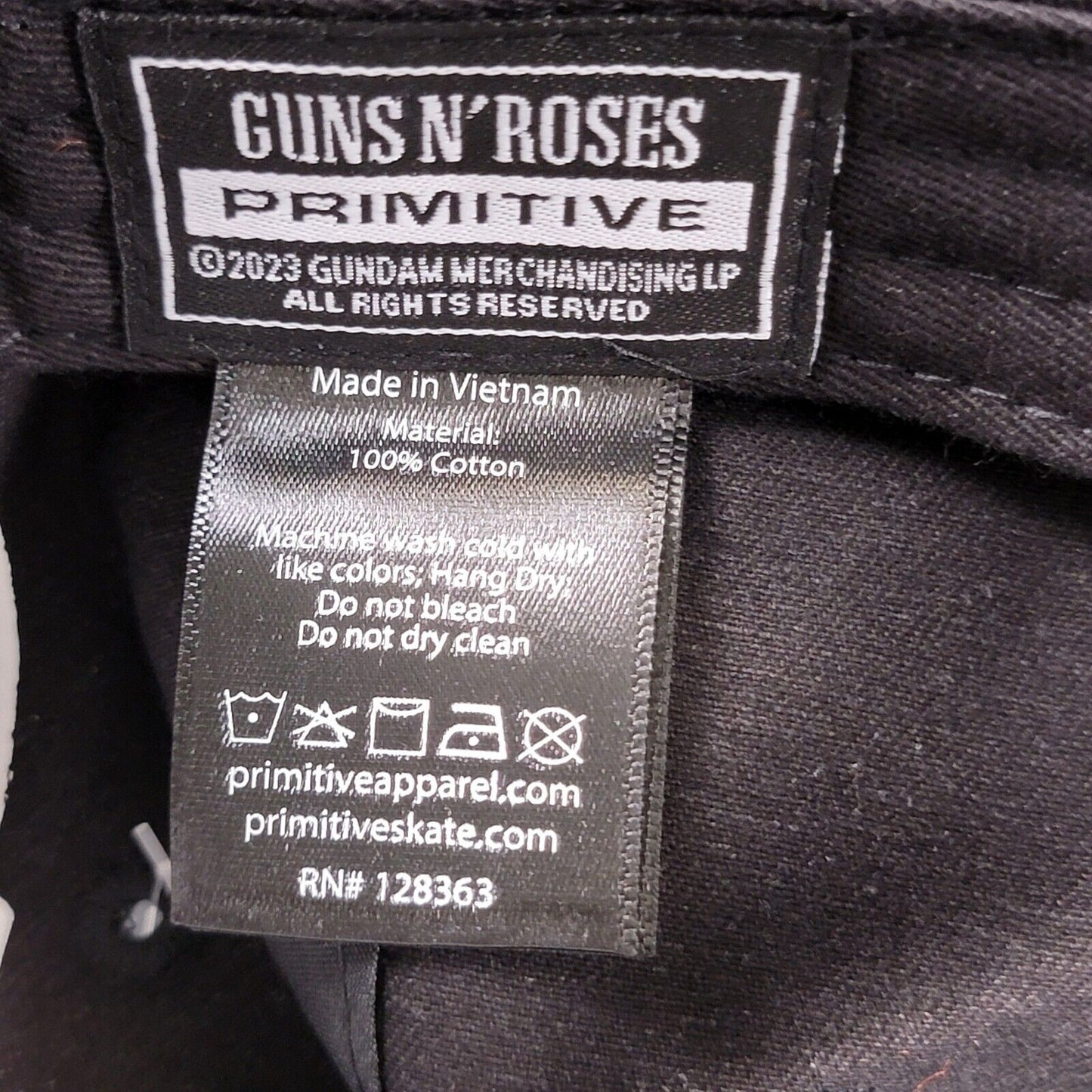 Primitive Guns n Roses Collab Strapback Hat OSFA4