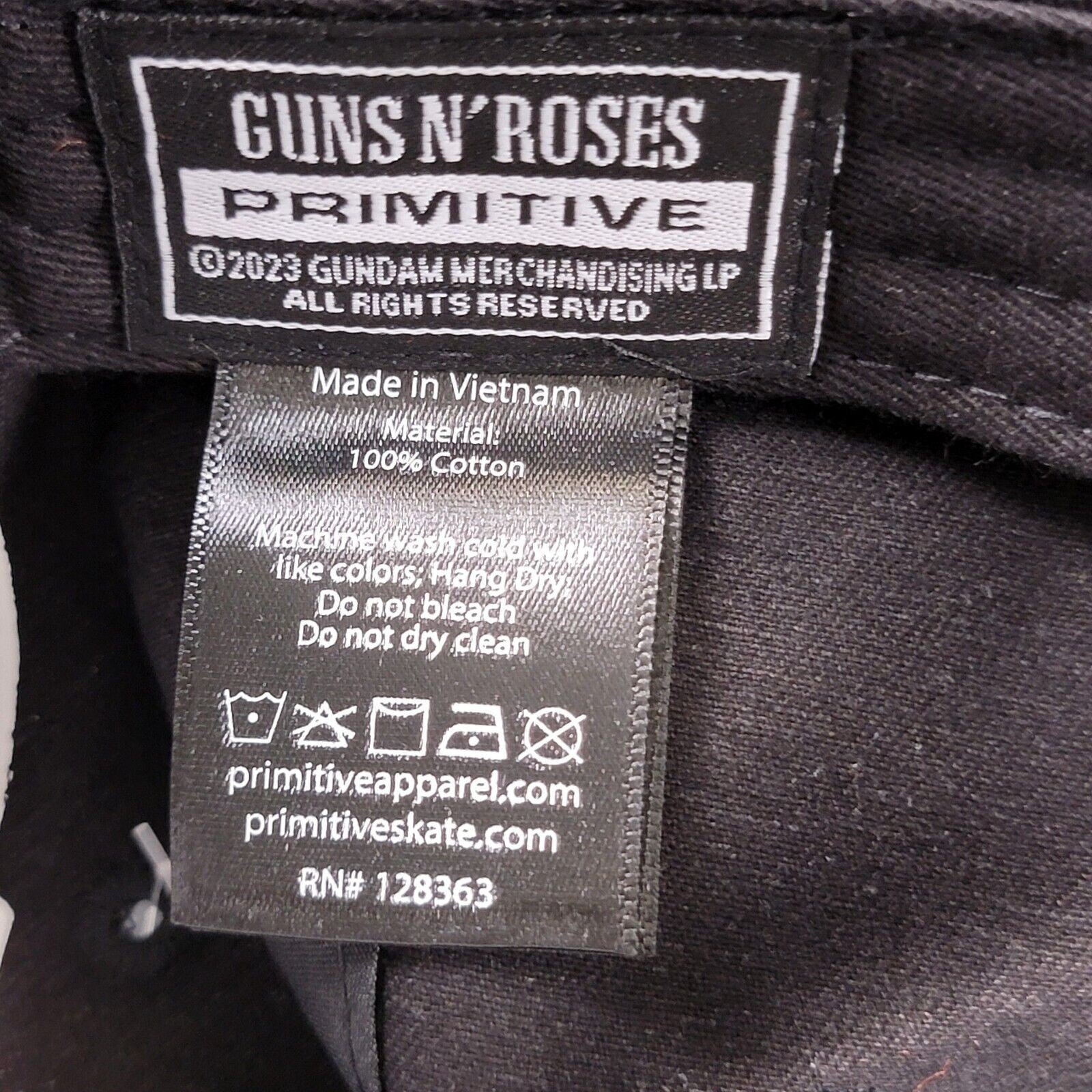 Primitive Guns n Roses Collab Strapback Hat OSFA4