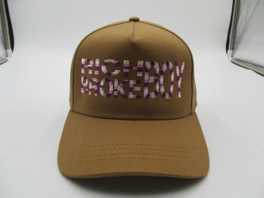 Crowns By Lids Hat Cap Snap Back Mens One Size Rich Boy Broke Boy Embroidered0