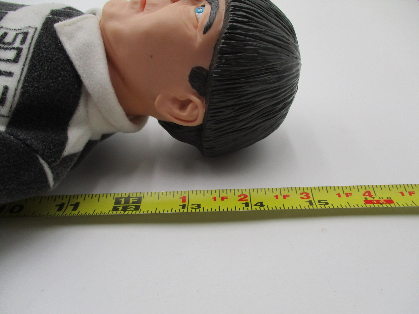 Vintage Play-By-Play Moe Three Stooges Prisoner Plush Doll Medium Black White7