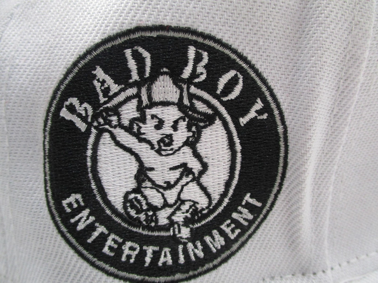 Notorious BIG Bad Boy Hat Cap Fitted Mens 7 3/4 White Headgear Classics Hip Hop8