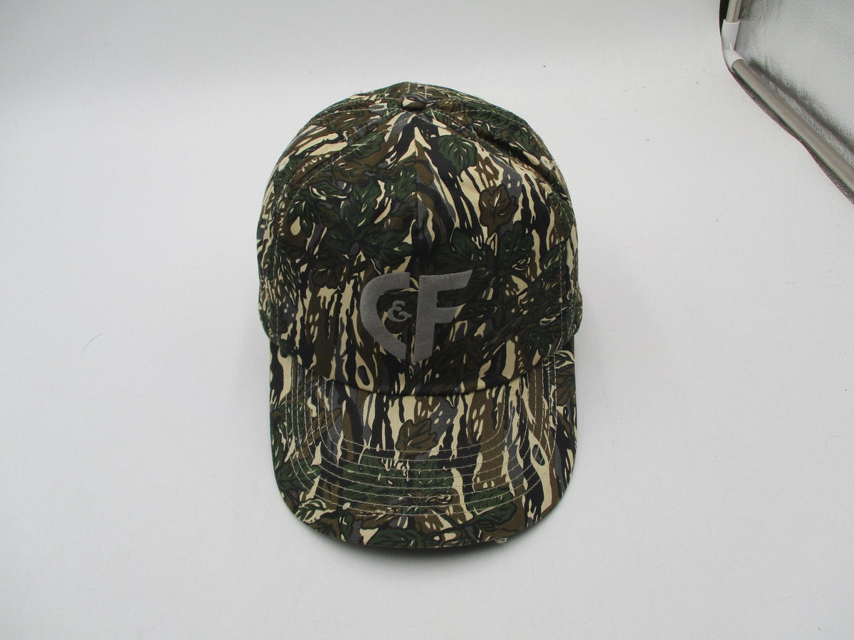 Cobra Hat Cap Snap Back Mens One Size Green Camo C&F Logo Twill Hunting3