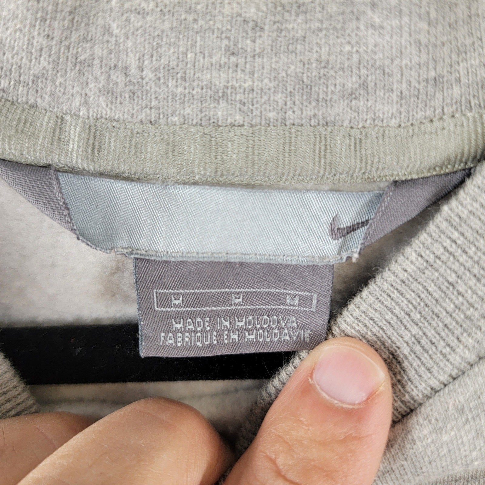 Vintage 2000's Nike Sweatshirt Gray LS Mens Sz M
