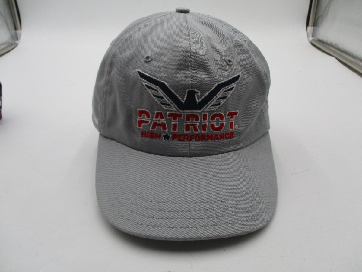 Patriot High Performance Hat Cap Strap Back Mens One Size Gray USA Unionwear0