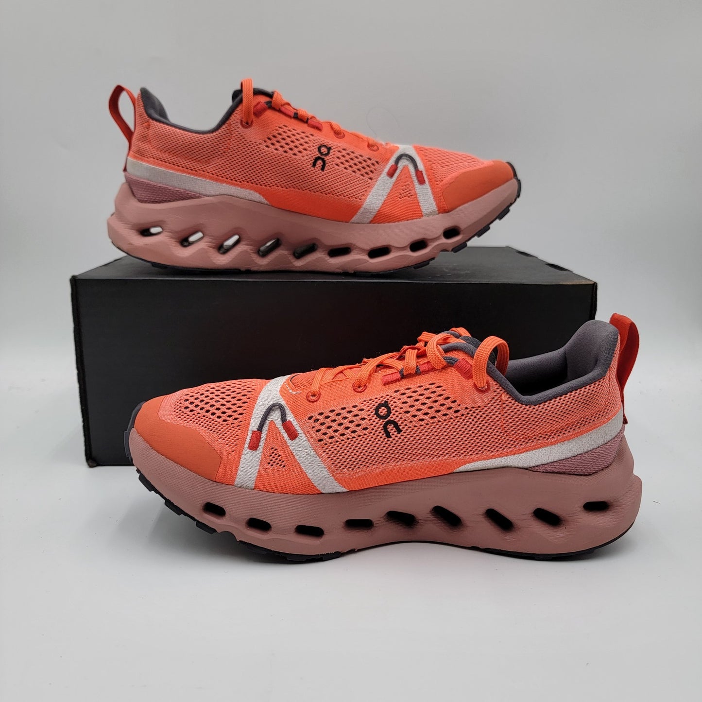 On Cloudsurfer Trail Running Shoes Flame Dust Rose Women’s US9/UK7