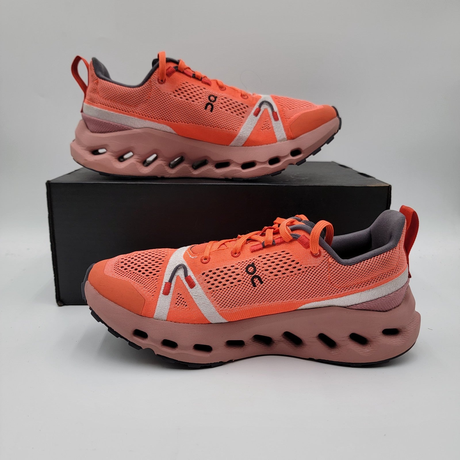 On Cloudsurfer Trail Running Shoes Flame Dust Rose Women’s US9/UK7