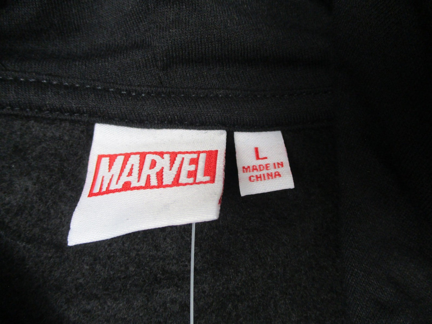 Marvel Hoodie Mens Large Black Amazing SpiderMan Graphic Pullover New 1333