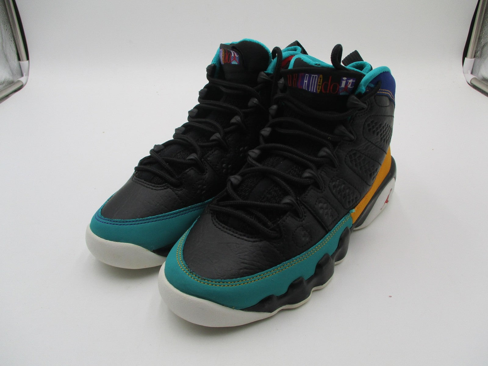 Air Jordan 9 Retro Dream It Do It Shoes Youth 5Y Black Multicolor Sneakers0