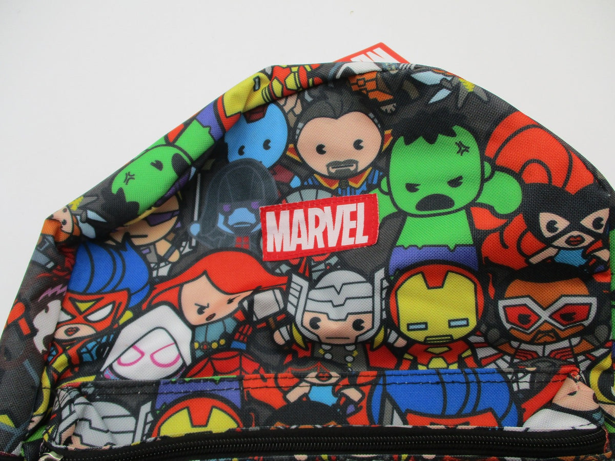 Marvel Backpack Boys Large Multicolor Superhero Print Padded School Bag Avengers2