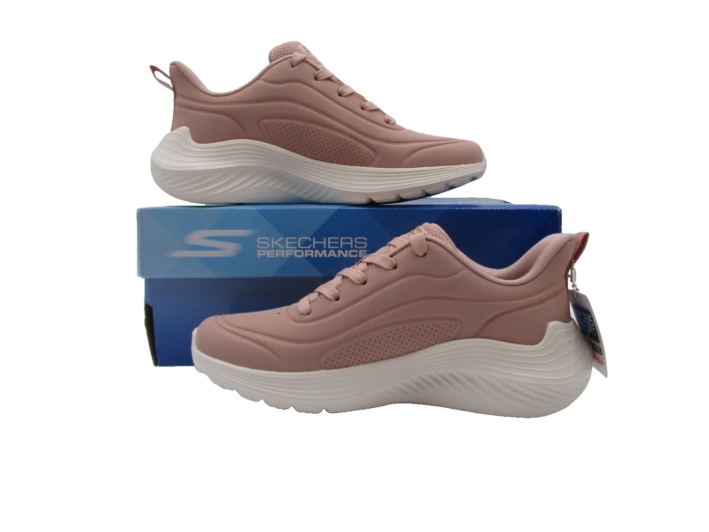 Skechers Bobs Squad Waves Blush Pink Women’s Sneakers Size 5.5 – Memory Foam2