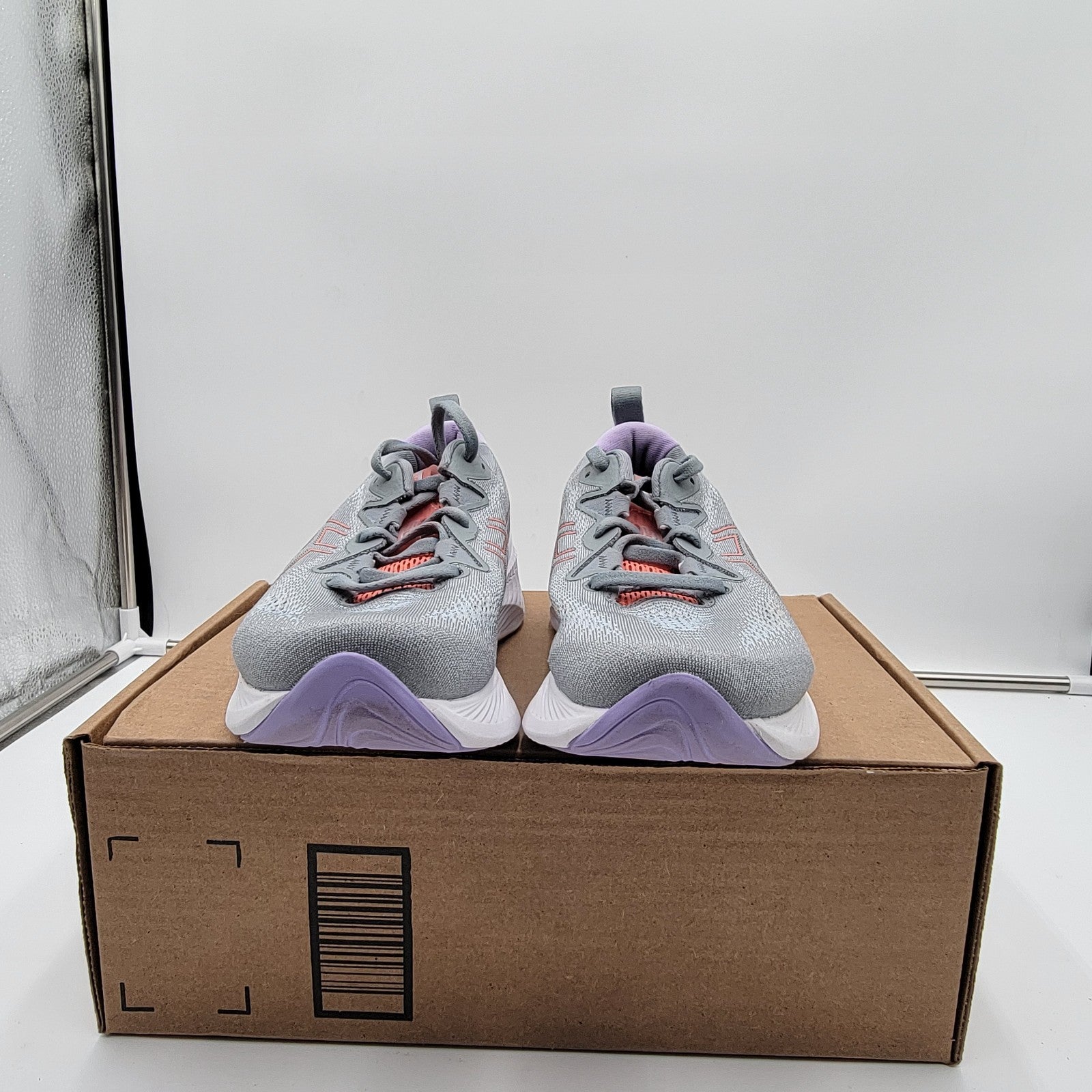 Asics Wmns Gel Cumulus 25 'Sheet Rock Papaya' Sz 7.5 1012B441 020