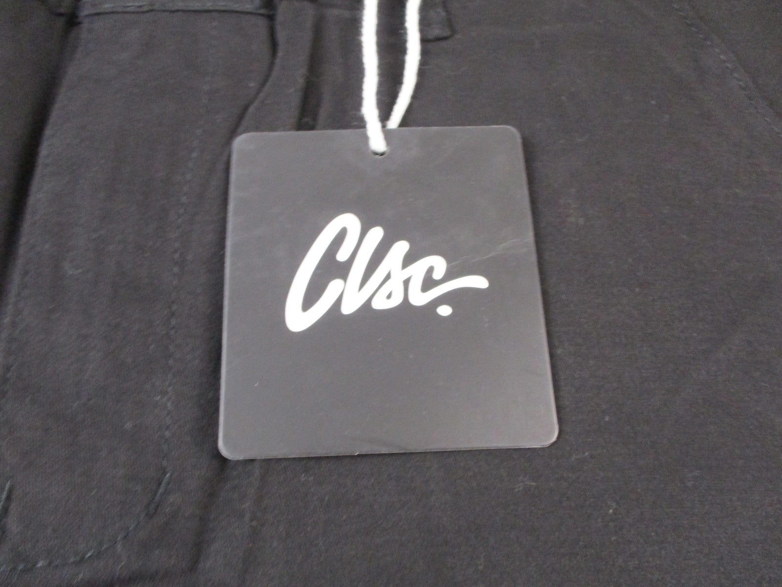 Clsc Pants Mens 38x32 Black Chino Stretch Straight Leg Twill Casual 14544