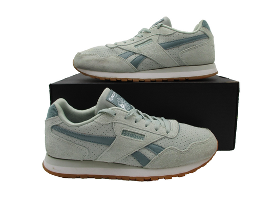 Reebok Classic Harman Shoes Womens Size 9 Mint Green Suede Gum Teal DV7058 1F60