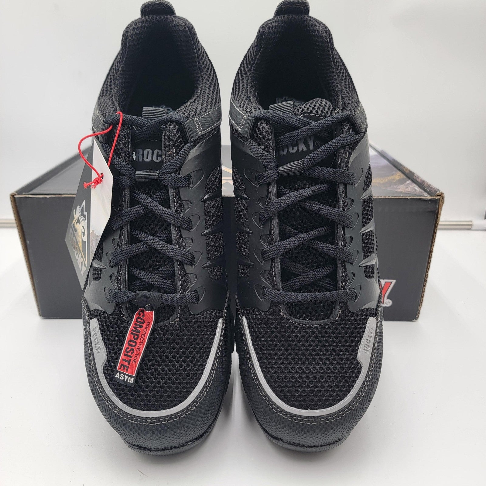 Rocky Trailblade Shoes Mens Size 10.5 Black Composite Toe Work ASTM F2413 EH2