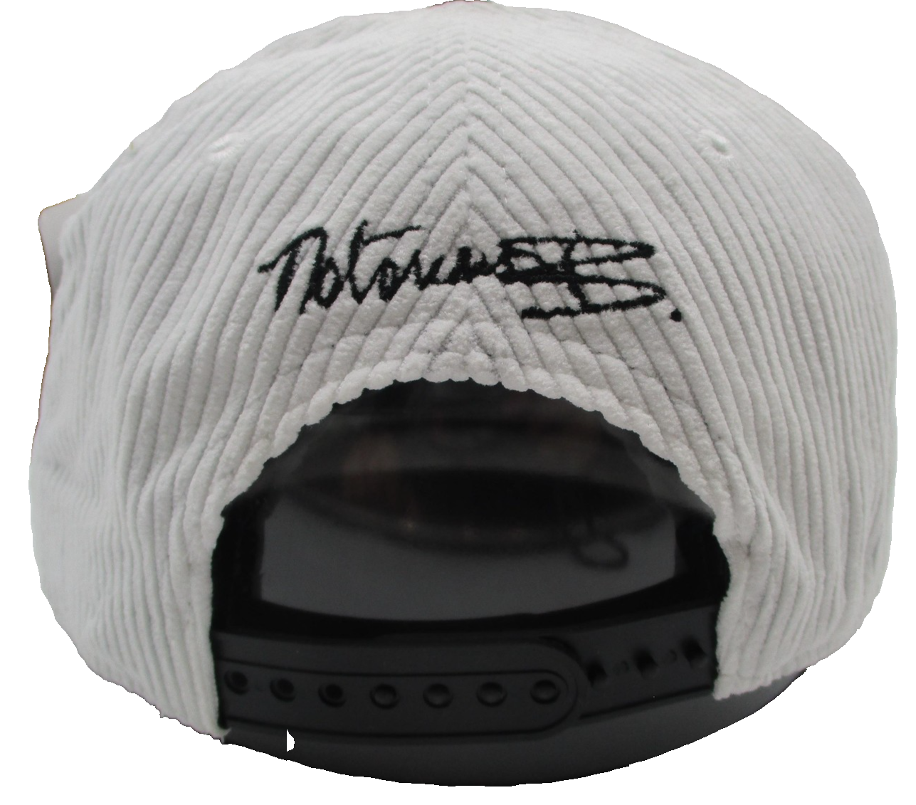 Notorious BIG Bad Boy Records Headgear Classics Hat Snap Back Men White Corduroy2