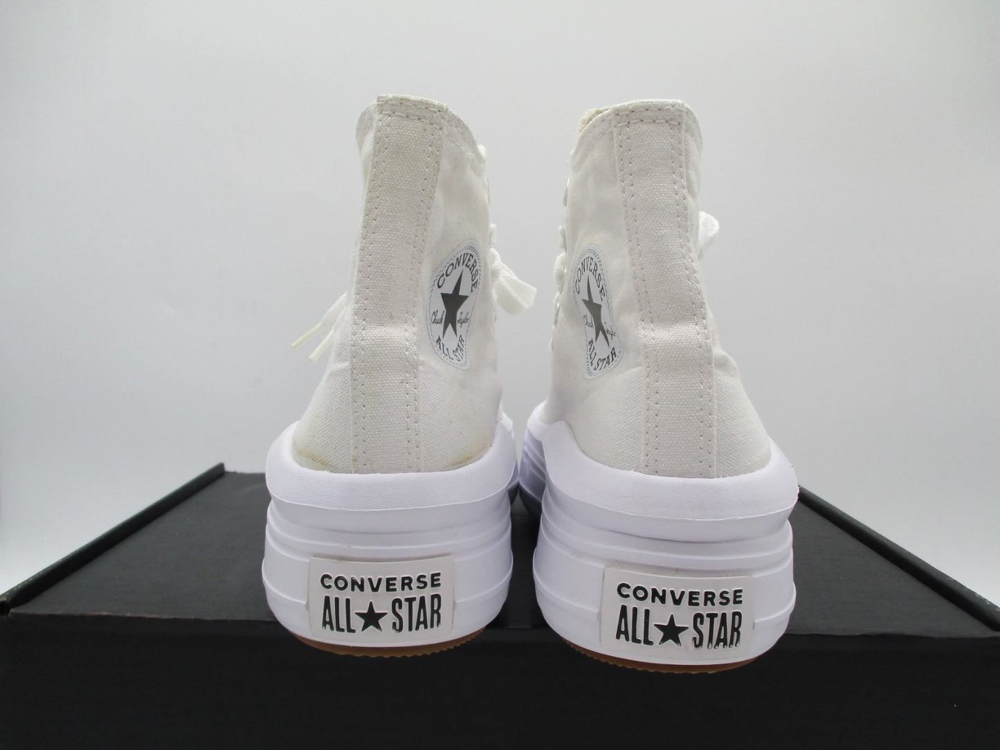 Converse CTAS Lift Platform Hi Canvas Women's Size 7 White 568498C (1B2)3