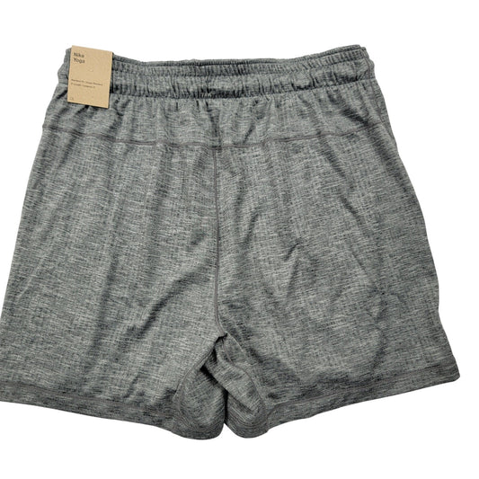 Nike Yoga Men’s 5” Training Shorts Gray Size Small FB7786065 NWT0