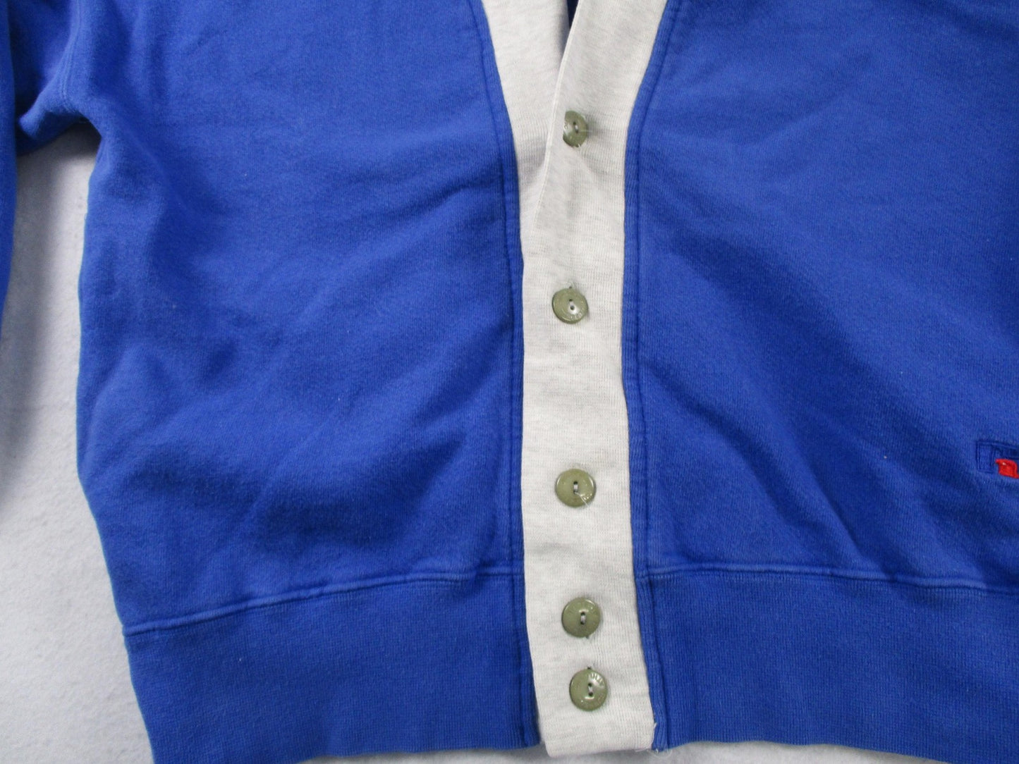 Vintage Russell Athletic Sweatshirt Mens Large Blue Button Cardigan USA Fleece4