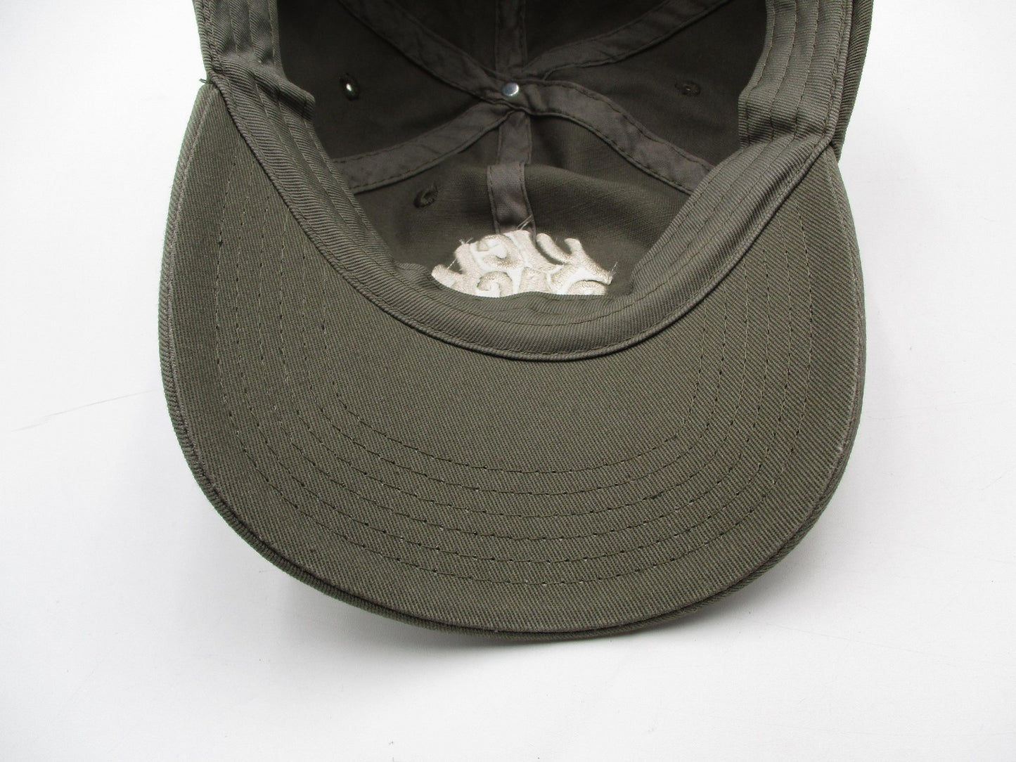 Kick Back Hat Cap Strap Back Mens One Size Green Embroidered Dad Baseball Twill6
