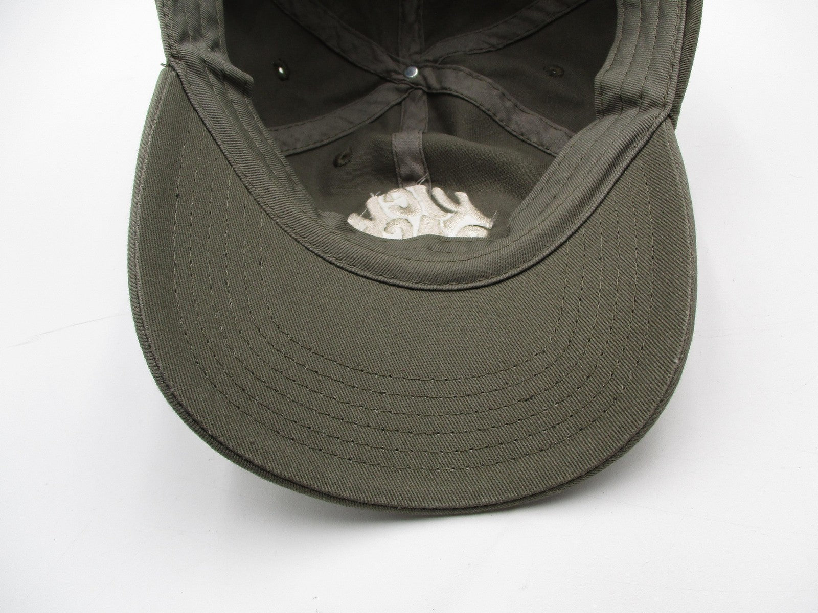 Kick Back Hat Cap Strap Back Mens One Size Green Embroidered Dad Baseball Twill6