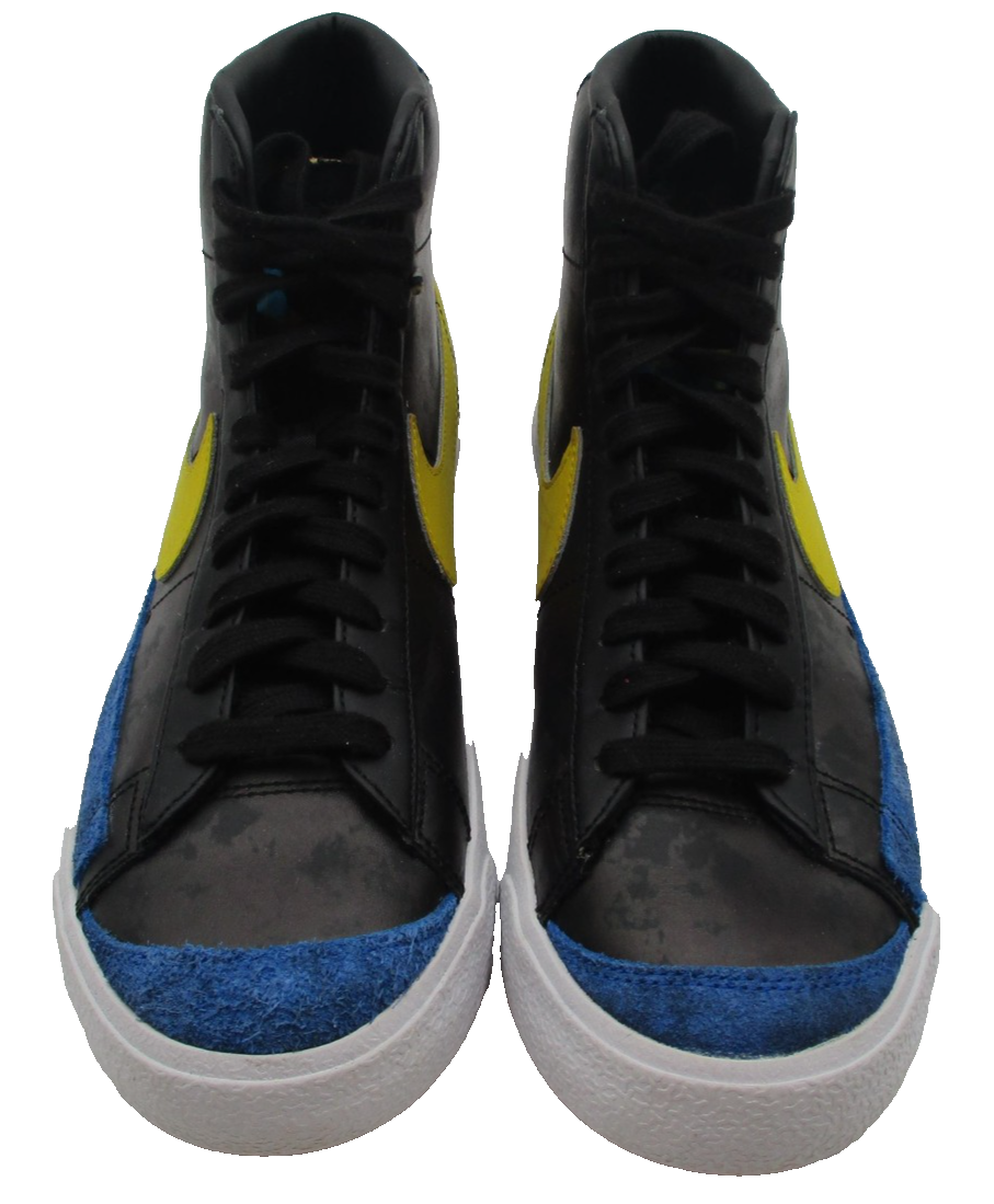 Nike Blazer Mid '77 Peace Love Basketball Shoes Mens 8.5 Black DC1414-001 (1U6)5