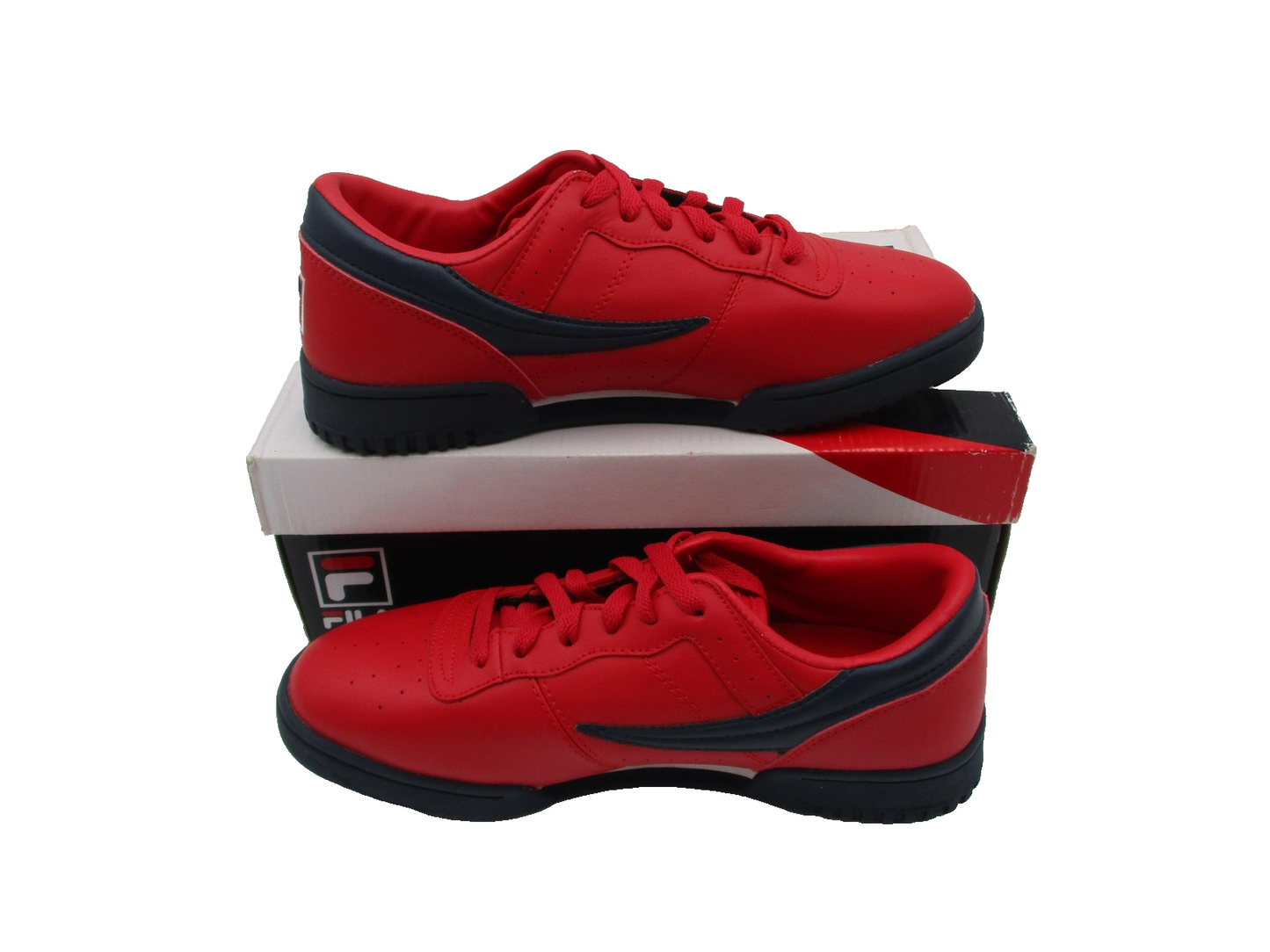 Fila Original Fitness Shoes Mens Size 10.5 Red Navy White Casual Sneakers3