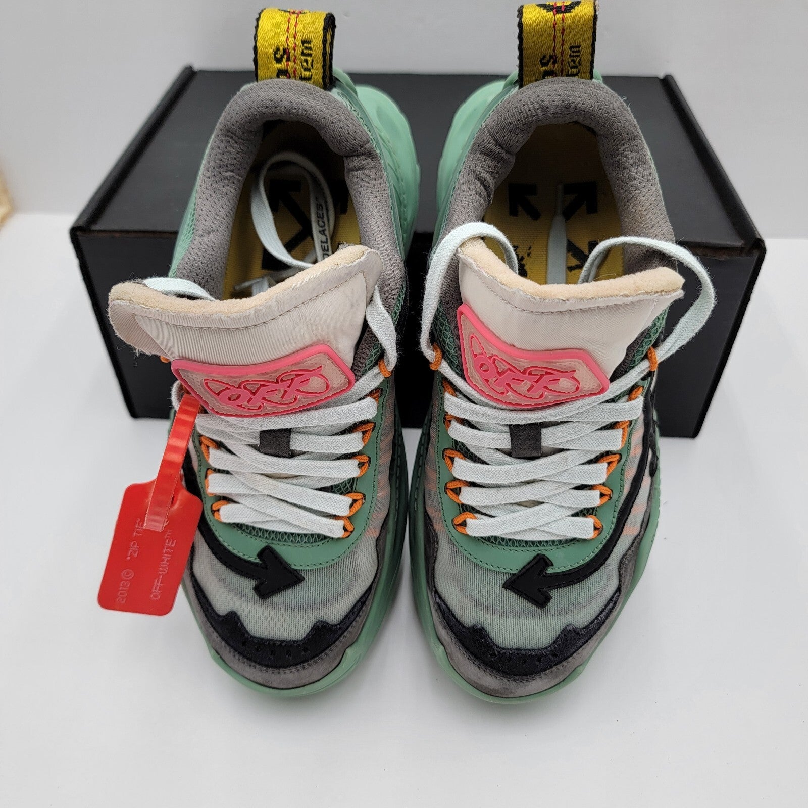 Off-White ODSY-1000 Mens Sz 37/5.5 Rare Vintage 2013 Virgil Abloh Mint Black 2836