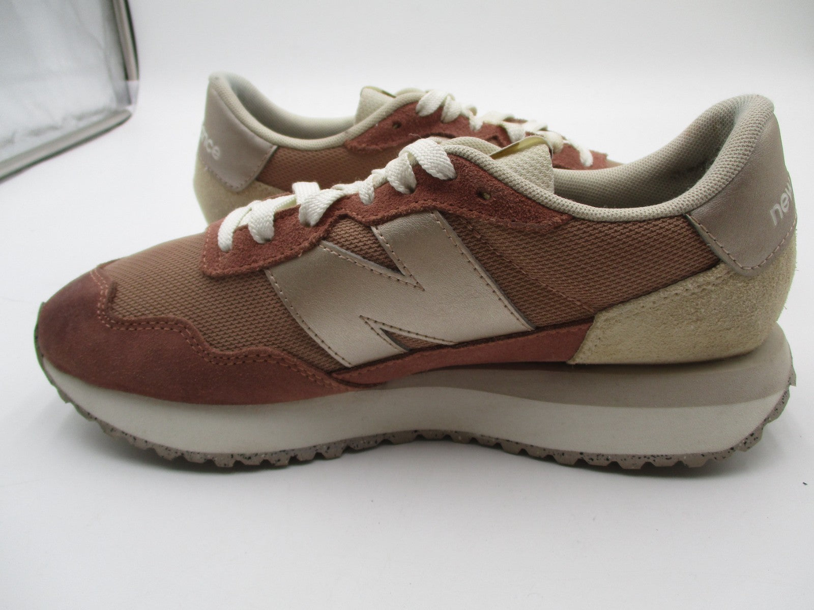 New Balance 237 WS237MSC Copper Brown Suede Women's 8.5 Pre-Owned 1S65