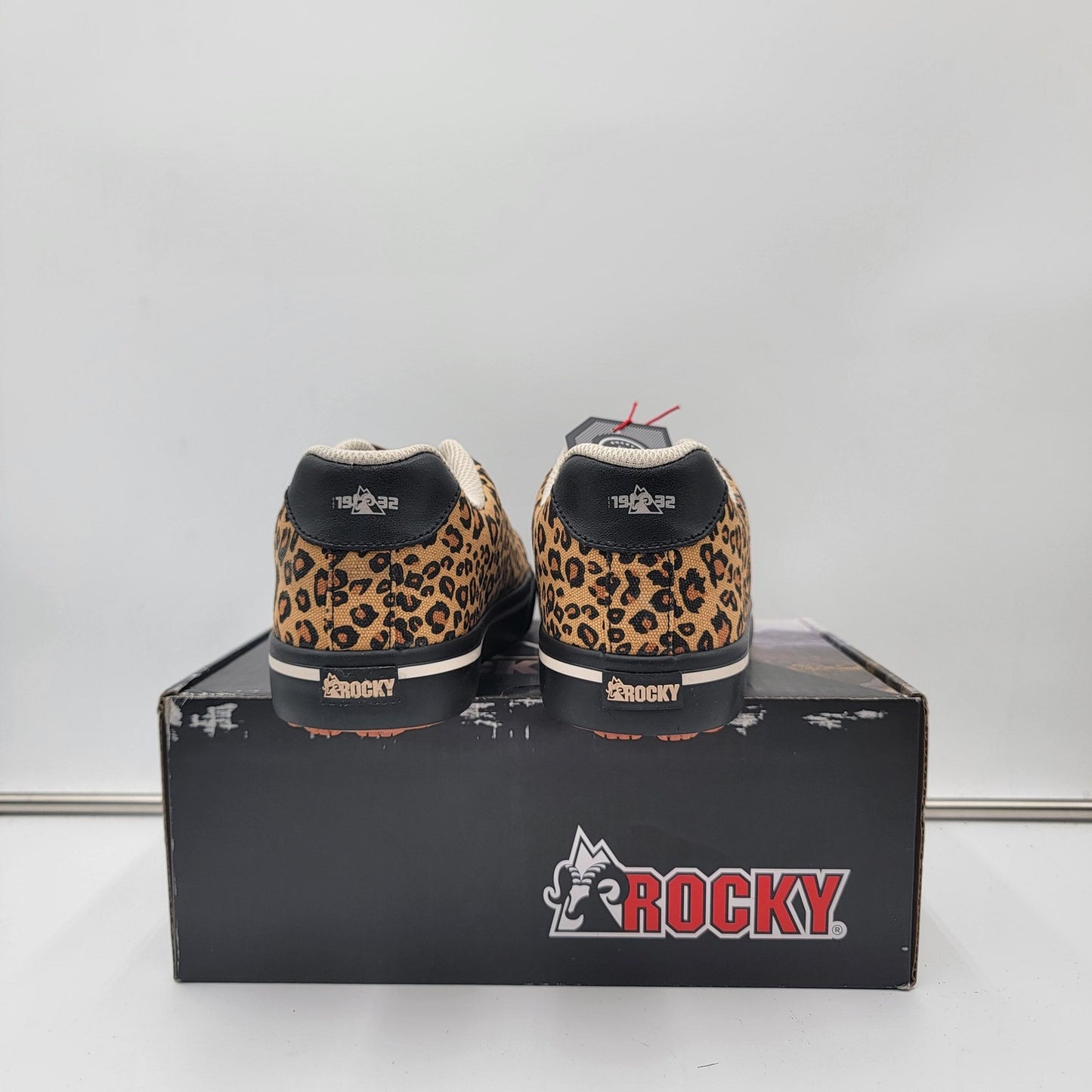 Rocky SR Casuals Women's Leopard Composite Toe Work Shoes