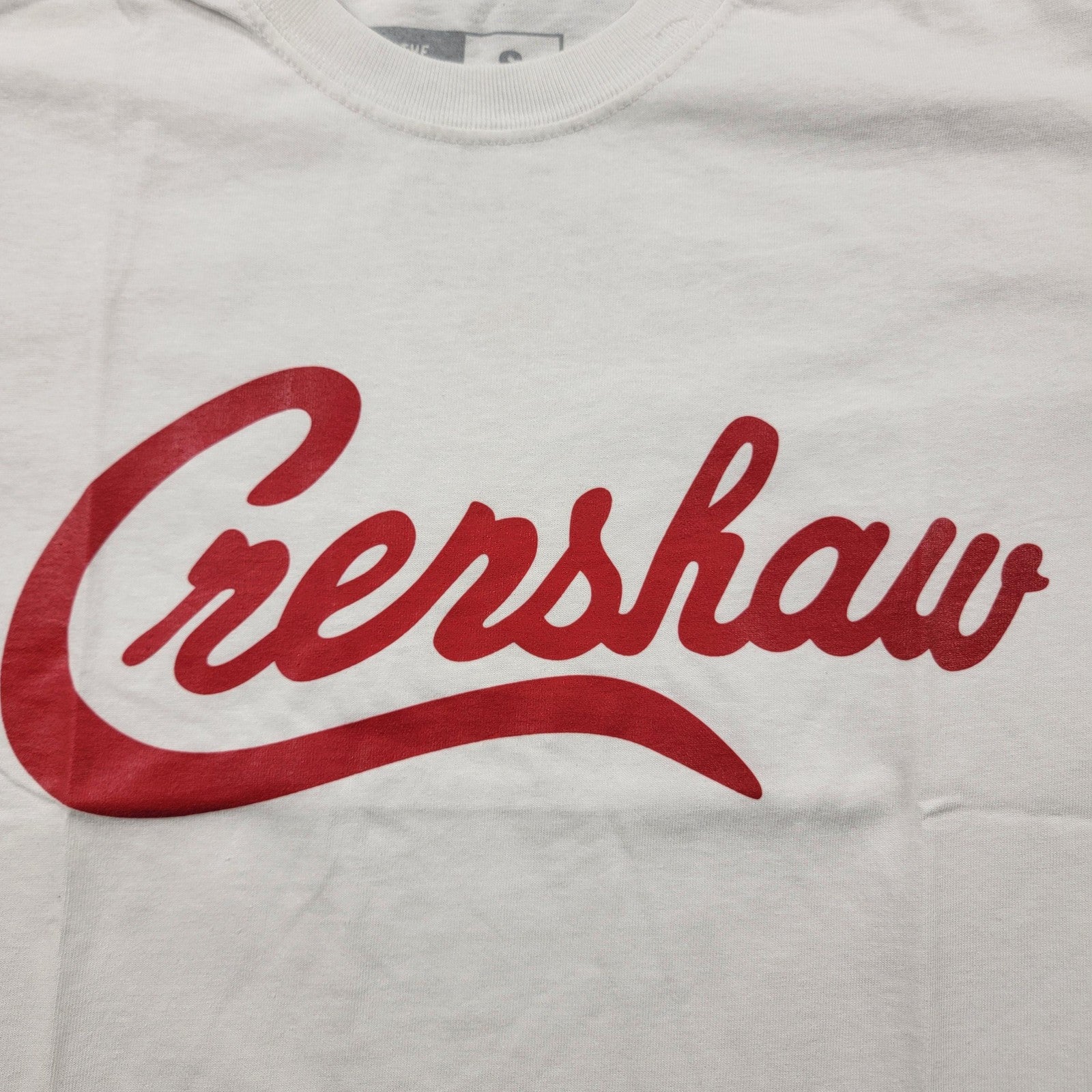 The Marathon Clothing Shirt Mens Small White Crenshaw Script Tee TMC Graphic3