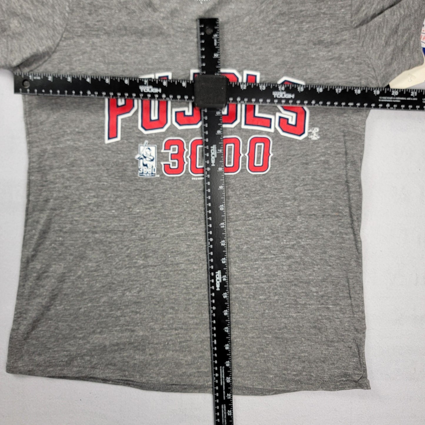 Pujols 3000 Shirt Womens Large Gray MLB Baseball New Era Players Choice 10033