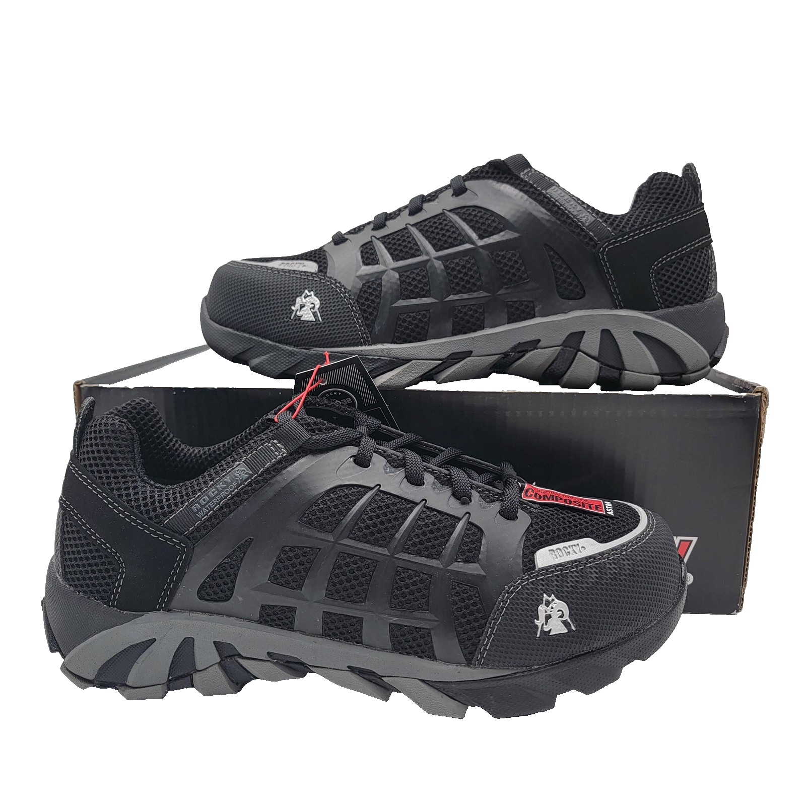 Rocky Trailblade Shoes Mens Size 10.5 Black Composite Toe Work ASTM F2413 EH0