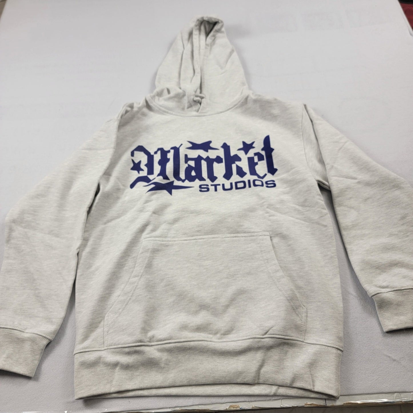 Market Studios Pixelated Logo Hoodie Sz M