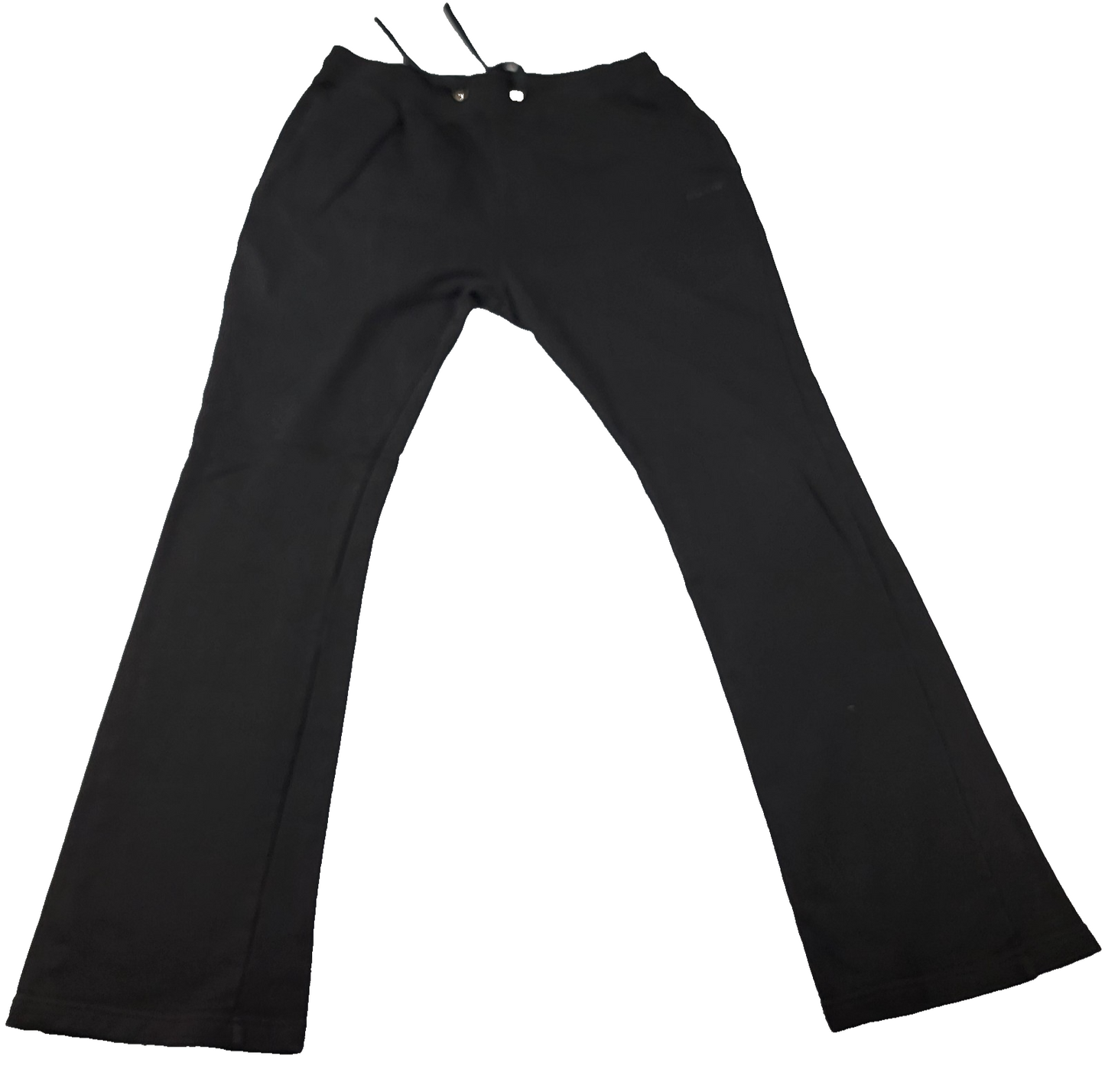 EPTM Black Sweatpants Men XL 36 Open Hem Straight Leg Pocket Pants Excellent11920