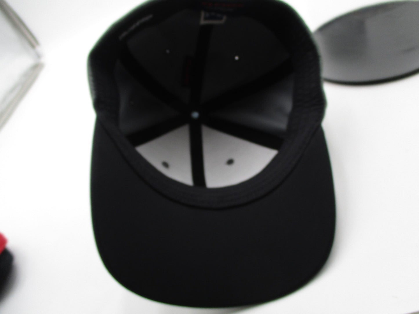 Milwaukee Hat Cap Baseball Fitted Mens Medium Gray Black Workskin Flexfit7