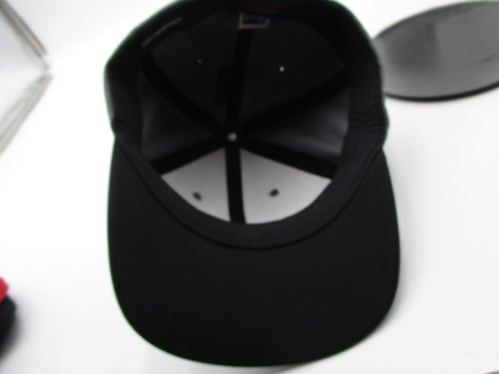 Milwaukee Hat Cap Baseball Fitted Mens Medium Gray Black Workskin Flexfit7